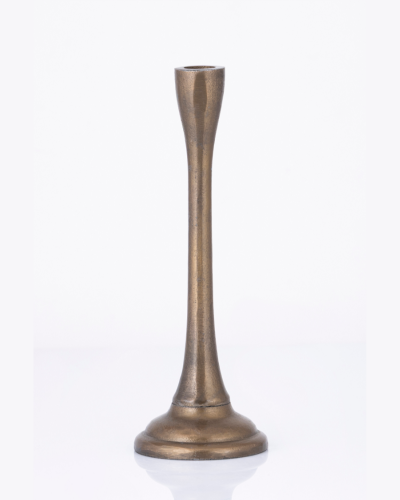 Slim Minimalist Brass Candle Holder