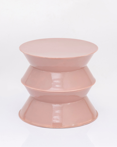 Pink Ceramic Stool