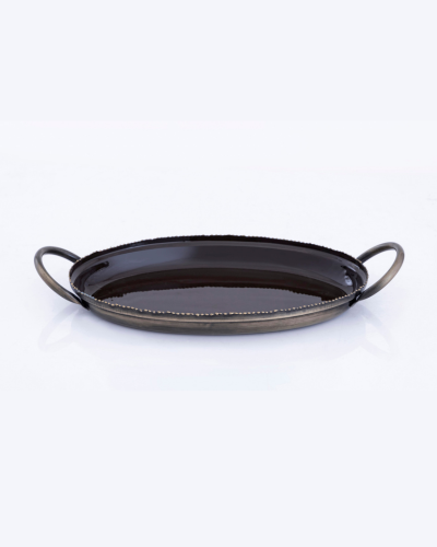 Oval Double-Handle Tray