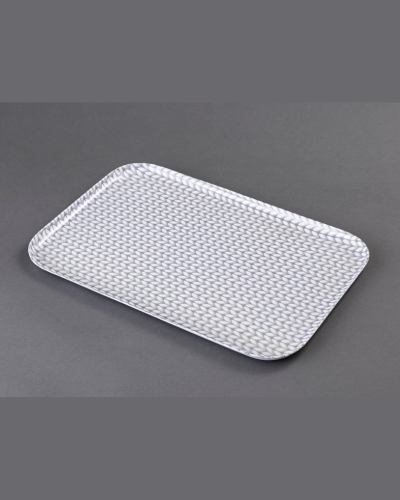 Woven Illusion Rectangular Tray