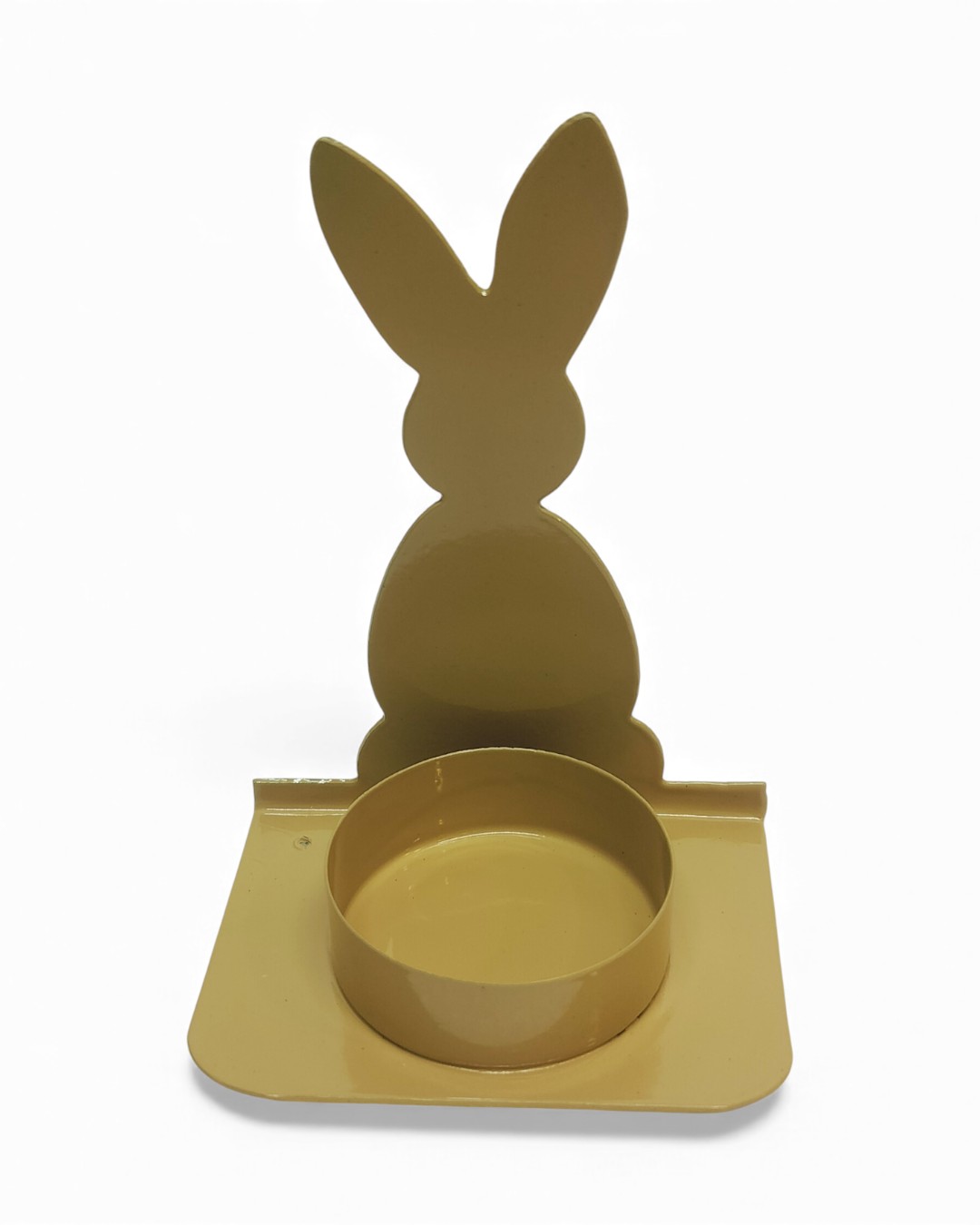 Golden Hare Single Tea Light Candlestick