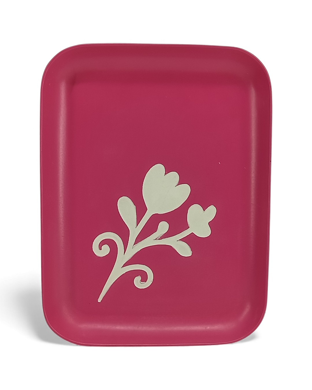 Square Corner Scroll Accent Tray