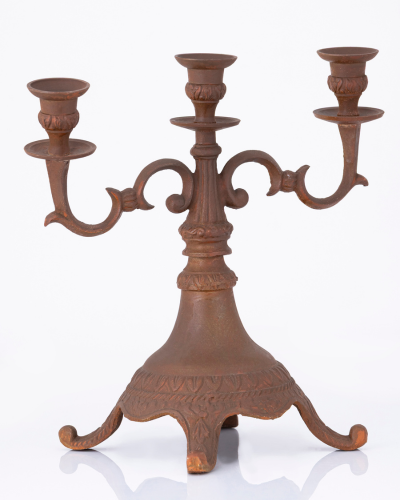 Ornate Triple-Arm Candelabra