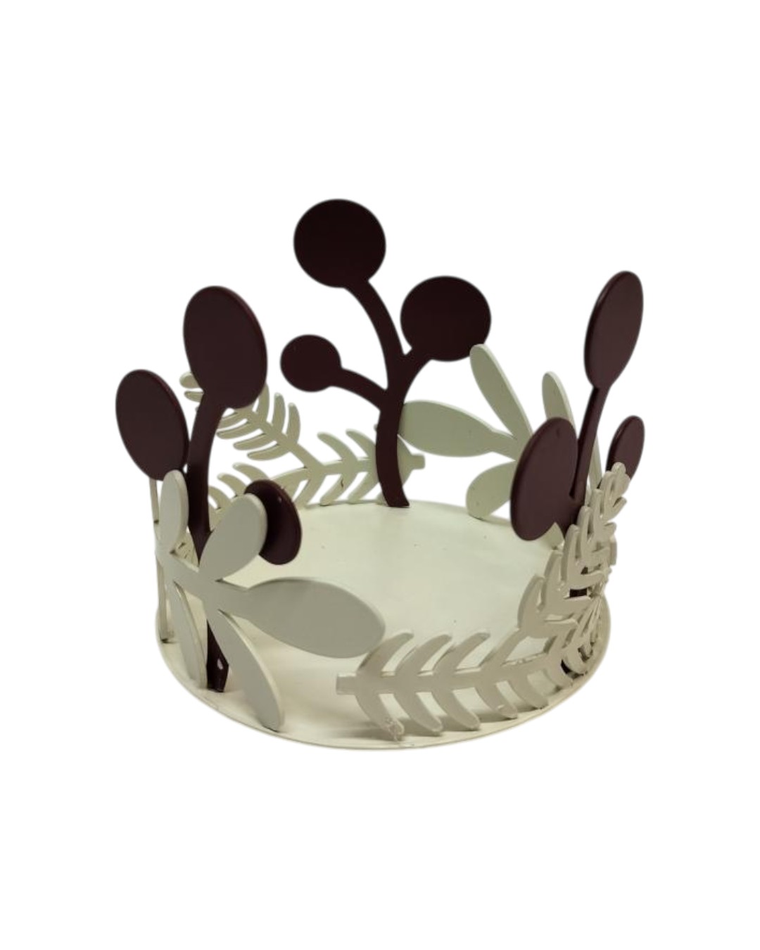 Dual-Tone Botanical Ring Centerpiece