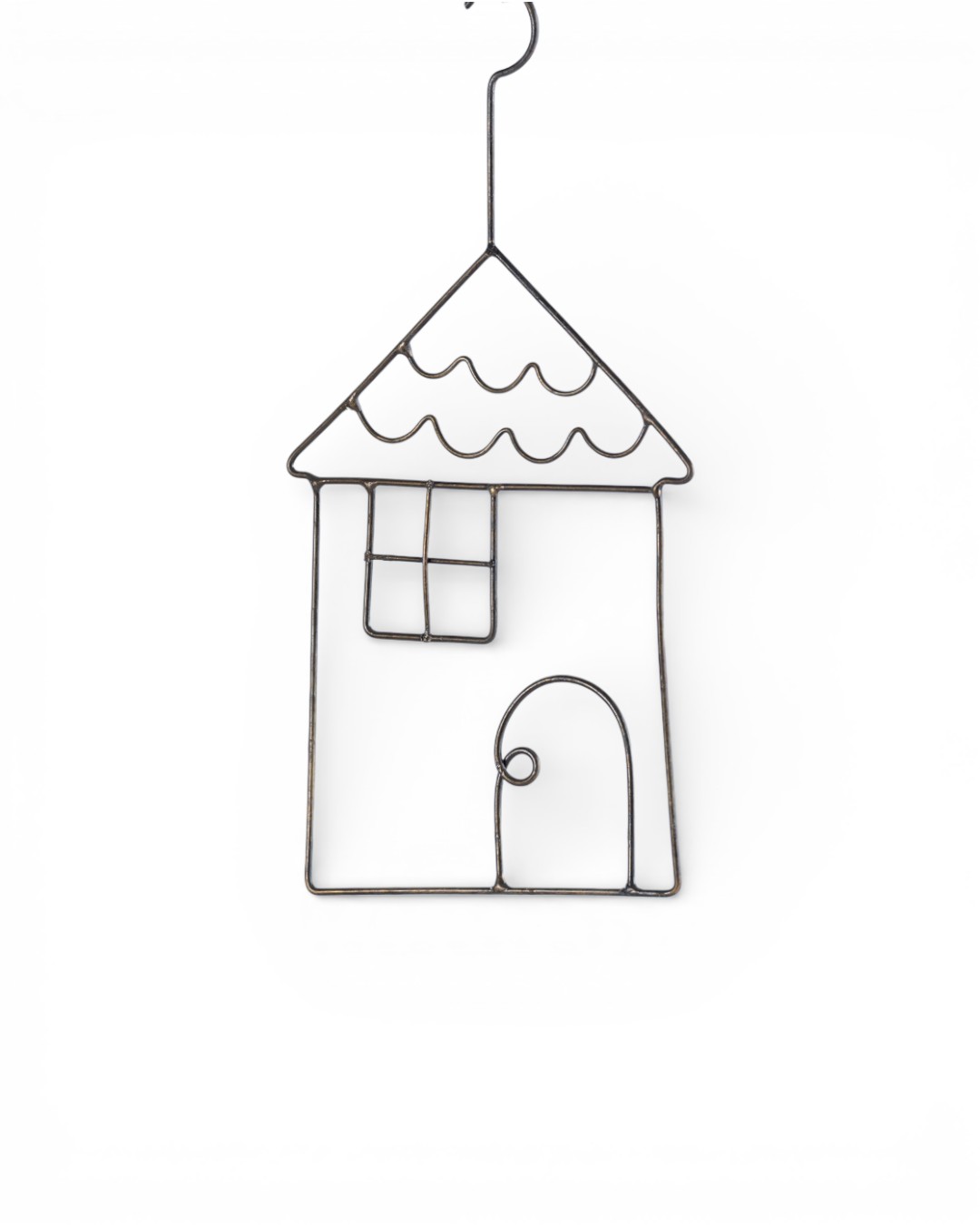 Antique Brass Wirework House Hanging