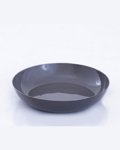 Charcoal Grey Enamel Decorative Plate