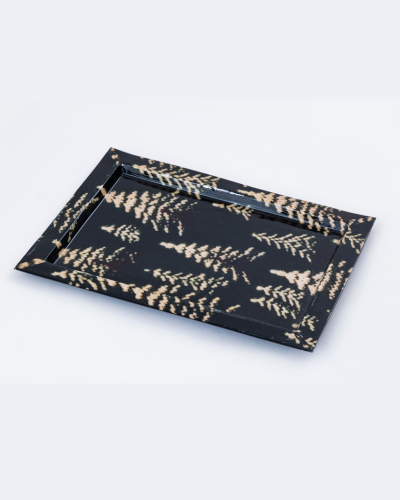 Midnight Fern Rectangular Tray