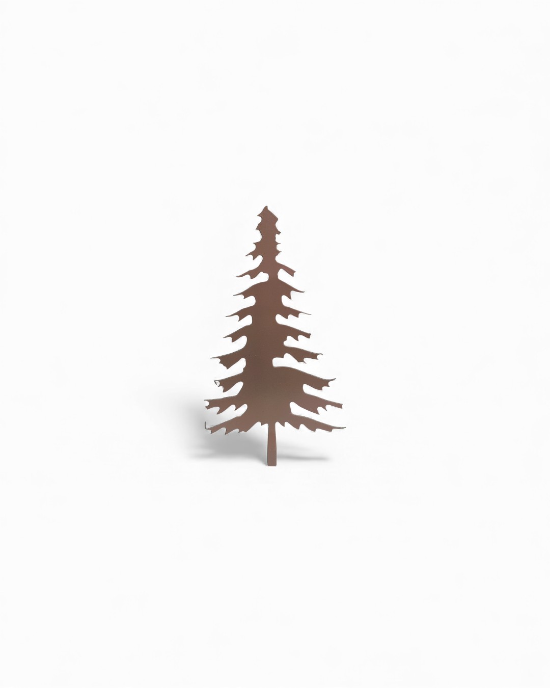 Detailed Pine Tree Silhouette Tabletop Decor