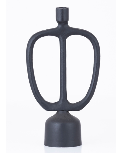 Minimalist Abstract Iron Candlestick