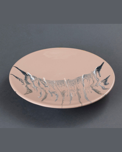 Blush Silver Accent Wall Tray