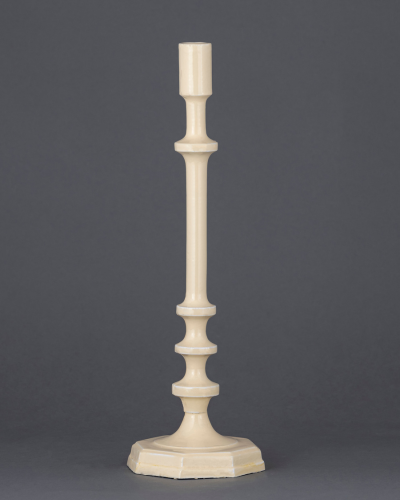 Cream Hexagonal Candlestick