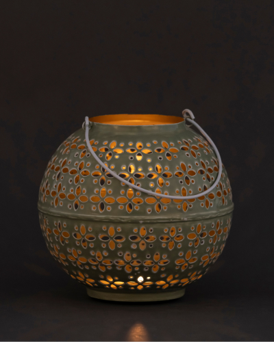 Round Cutwork Lantern