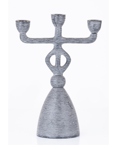 Abstract Three-Arm Candelabra