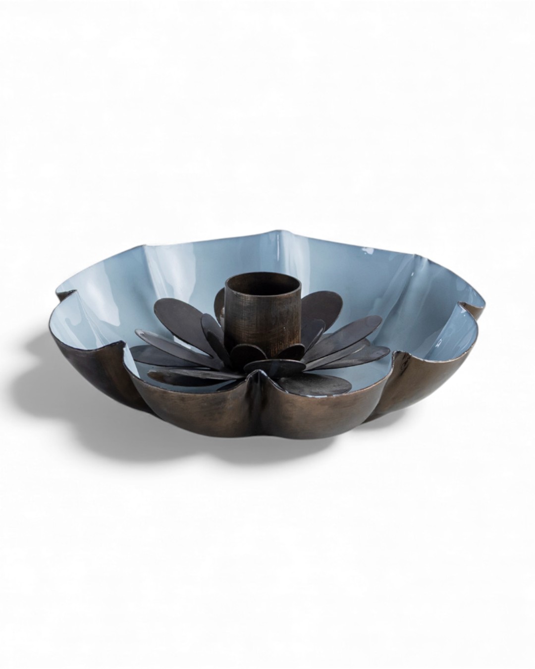 Modern Lotus Flower Bowl and Candle Holder