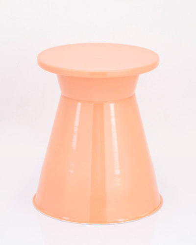 Modern Blush Pink Flared Stool