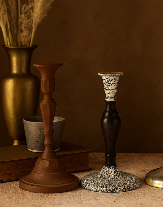 Rustic Charm Candle Holders