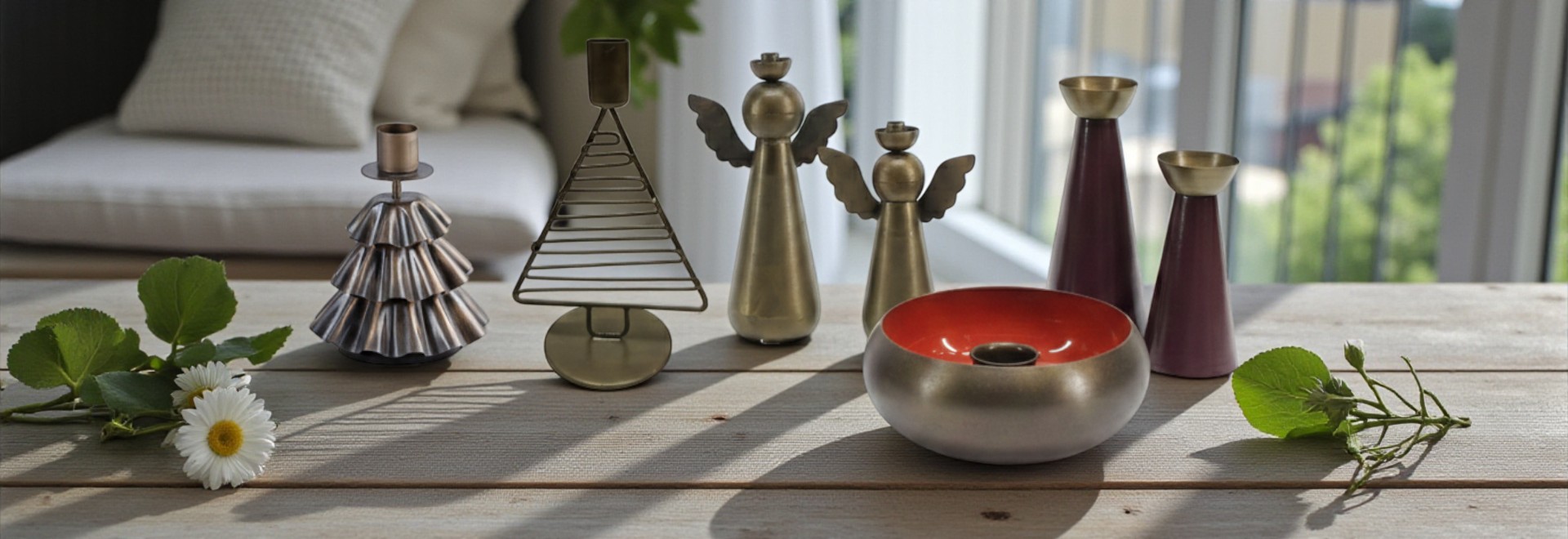 Rustic Charm Candle Holders